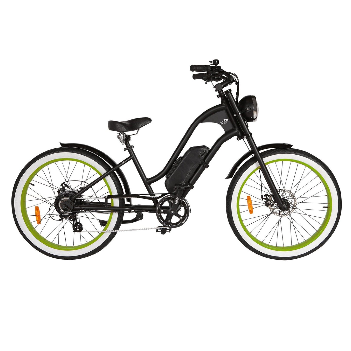 Michael Blast 500W Vacay Retro Cruiser Low Step Electric Bike - EB-VACAYLS-BLK-BLK