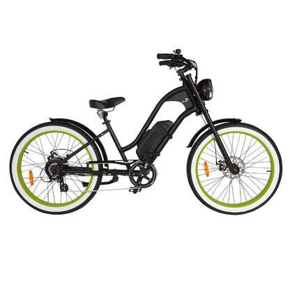 Michael Blast 500W Vacay Retro Cruiser Low Step Electric Bike - EB-VACAYLS-BLK-BLK