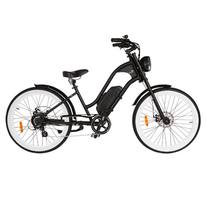 Michael Blast 500W Vacay Retro Cruiser Low Step Electric Bike - EB-VACAYLS-BLK-BLK