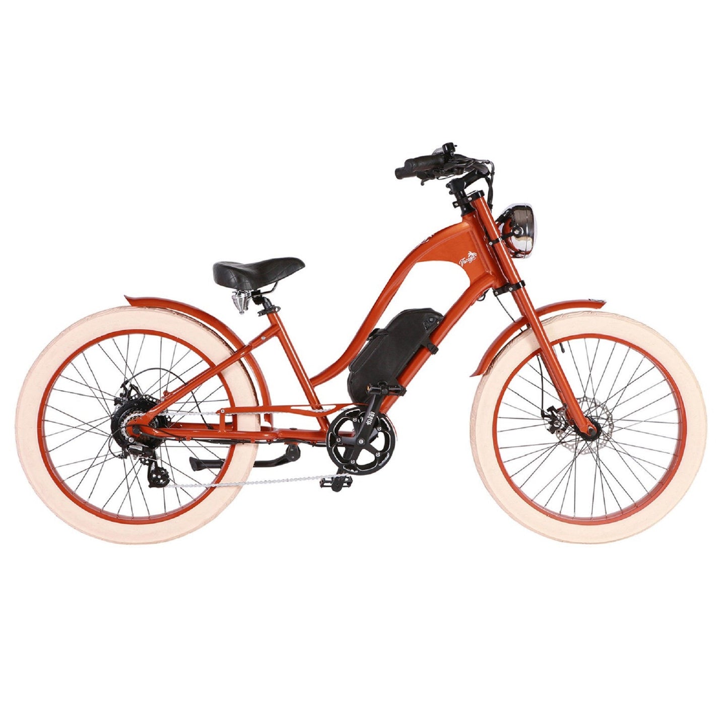 Michael Blast 500W Vacay Retro Cruiser Low Step Electric Bike - EB-VACAYLS-BLK-BLK