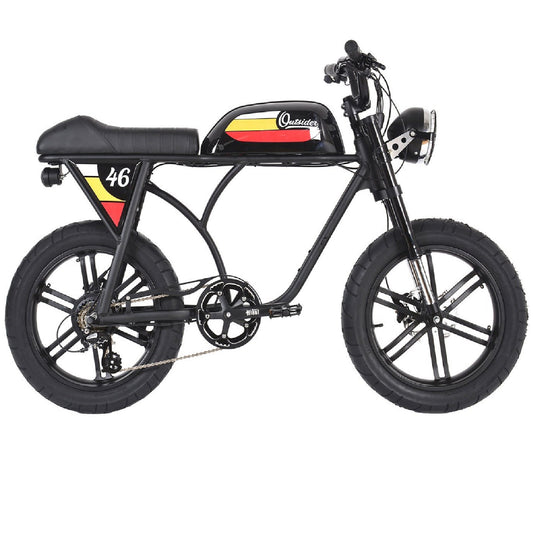 Michael Blast 500W Outsider Fat Tire Electric Bike - EB-OUT500W-BK