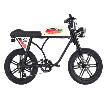 Michael Blast 750W Outsider Fat Tire Electric Bike - EB-OUT750W-BK