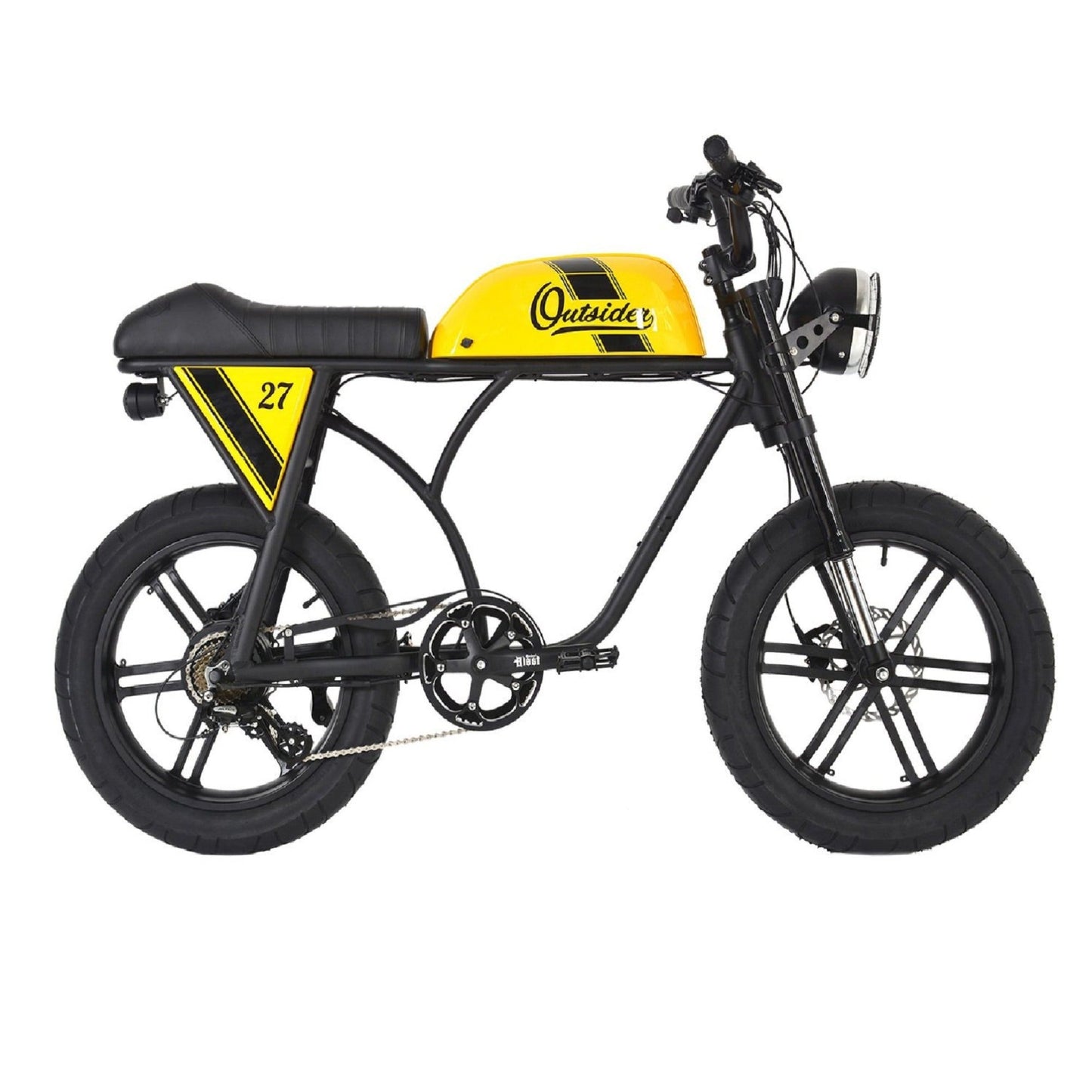 Michael Blast 750W Outsider Fat Tire Electric Bike - EB-OUT750W-BK