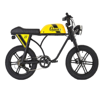 Michael Blast 750W Outsider Fat Tire Electric Bike - EB-OUT750W-BK