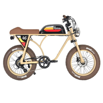 Michael Blast 500W Outsider Fat Tire Electric Bike - EB-OUT500W-BK