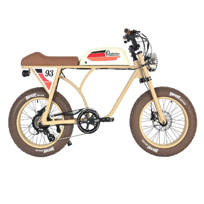 Michael Blast 500W Outsider Fat Tire Electric Bike - EB-OUT500W-BK