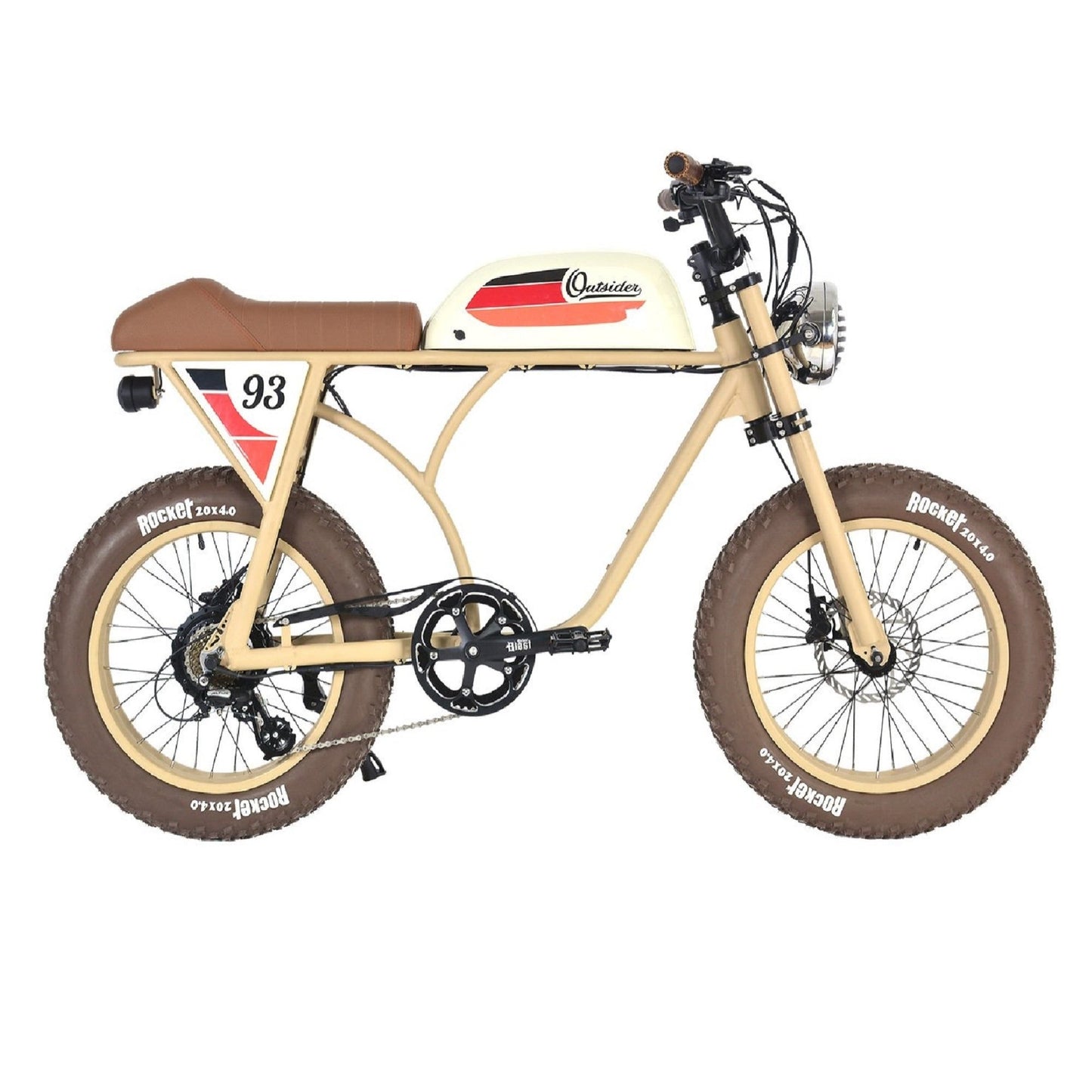 Michael Blast 750W Outsider Fat Tire Electric Bike - EB-OUT750W-BK