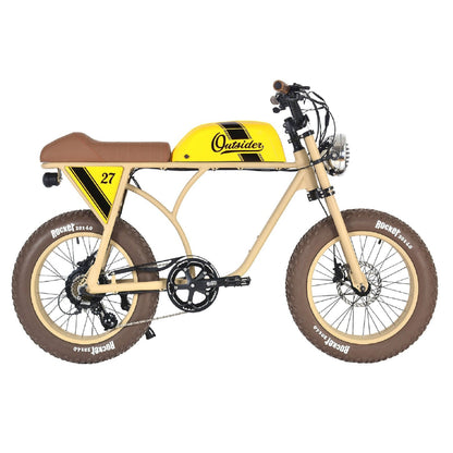 Michael Blast 750W Outsider Fat Tire Electric Bike - EB-OUT750W-BK
