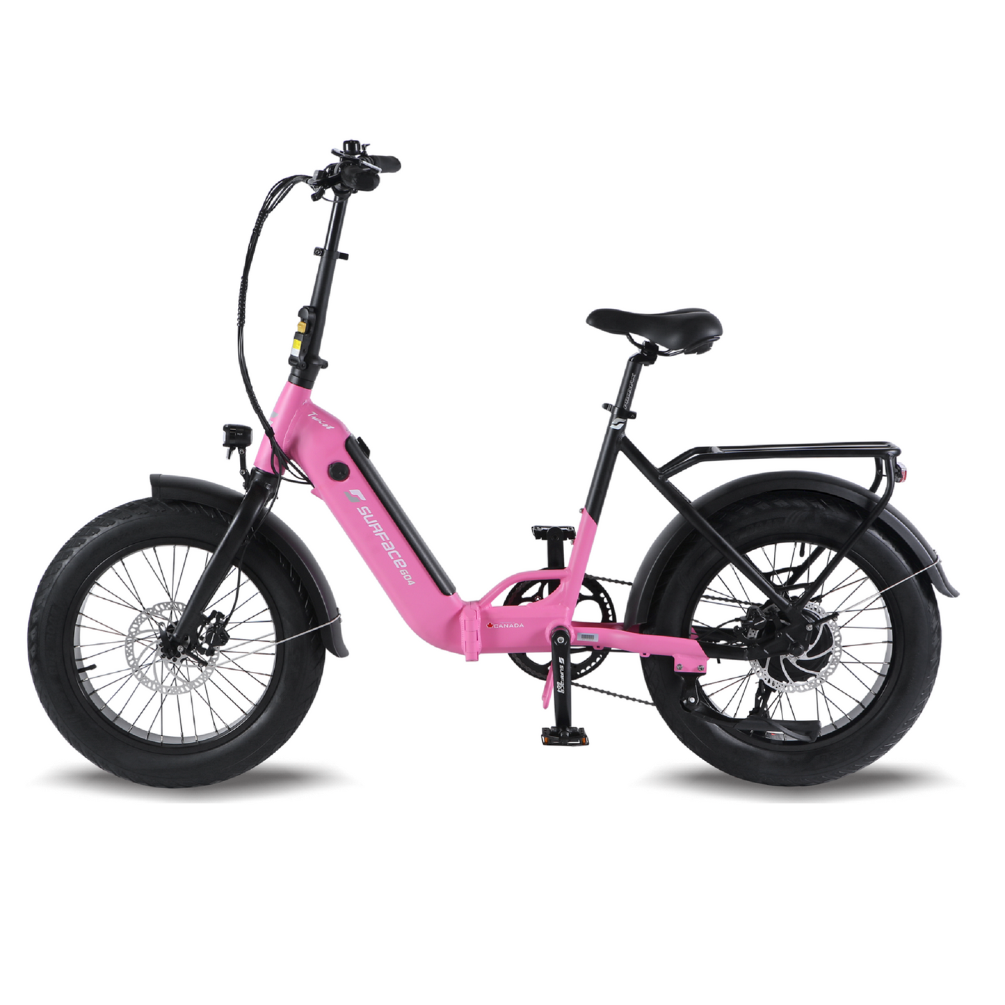 Surface 604 500W Twist Folding Step-Thru Electric Bike - EB-2021TWIST-BLU-ML-48V14AH