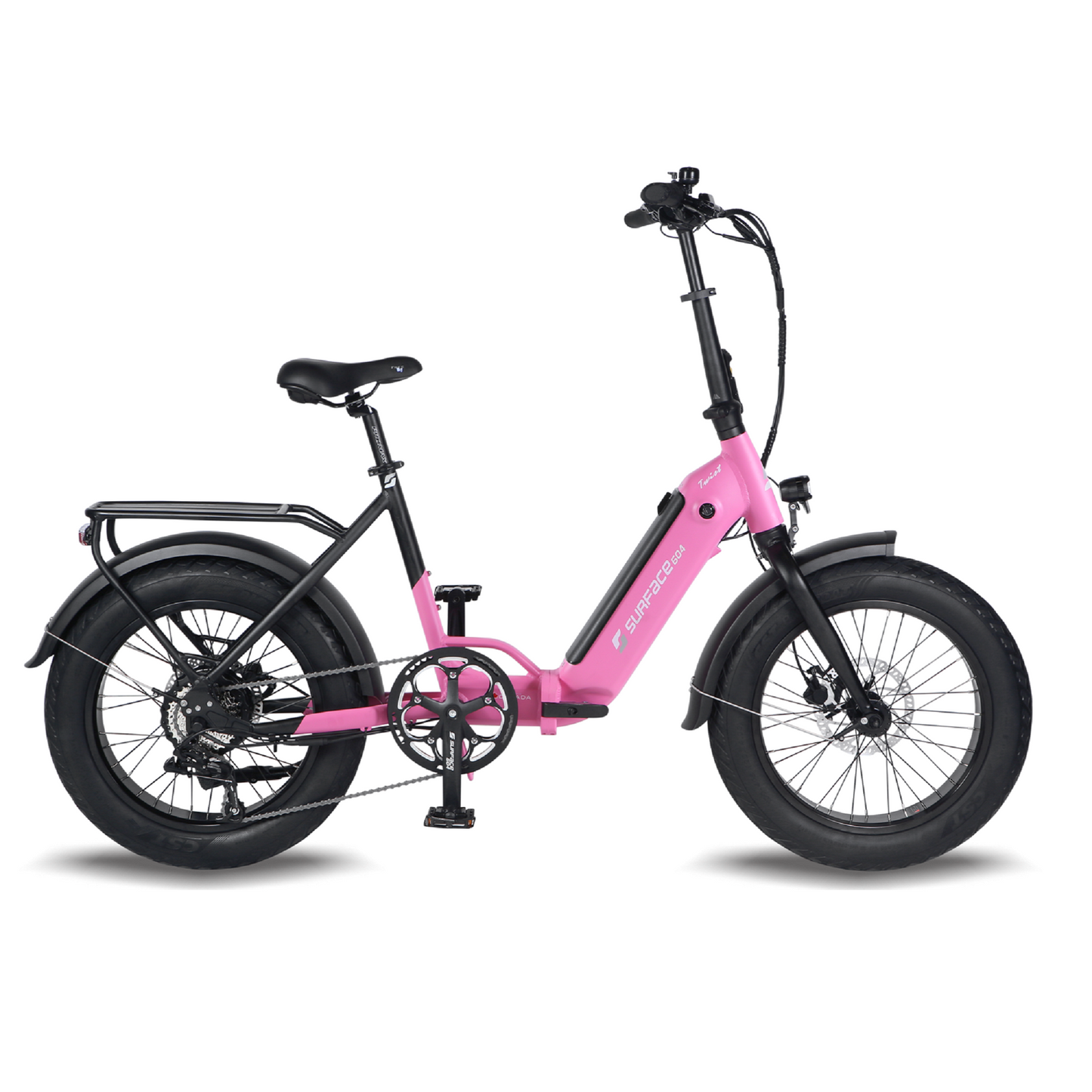 Surface 604 500W Twist Folding Step-Thru Electric Bike - EB-2021TWIST-BLU-ML-48V14AH