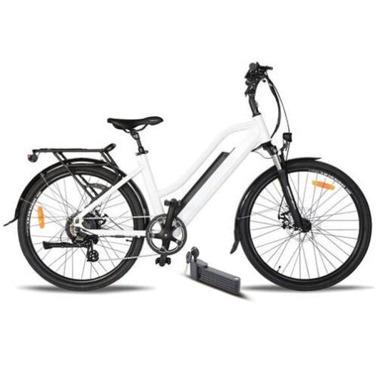 T4B 500W Hiko Pulse Low Step Electric Bike - EB-500WHIKOPLSLWSTP-WHT