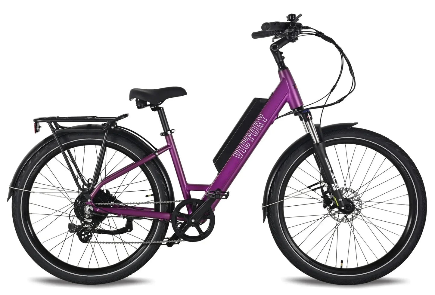 T4B 500W Victory Low Step Commuter Electric Bike - EB-VICTORY-WHT
