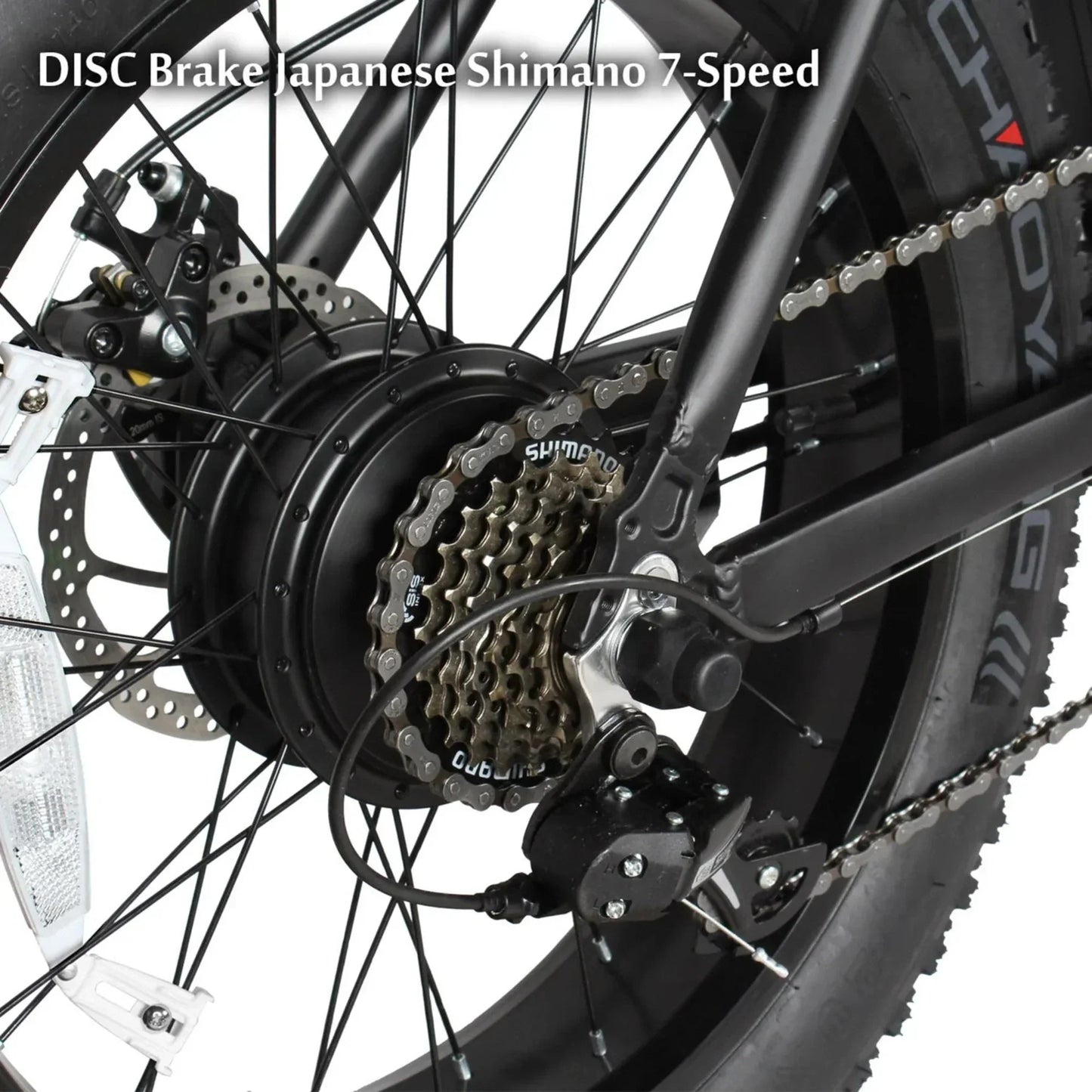 Tracer 500W 20" Coyote Foldable Electric Bike - MB-EB-COYOTE-MBK/BK
