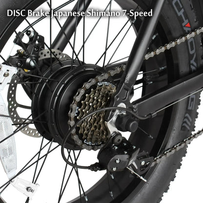 Tracer 500W 20" Coyote Foldable Electric Bike - MB-EB-COYOTE-MBK/BK