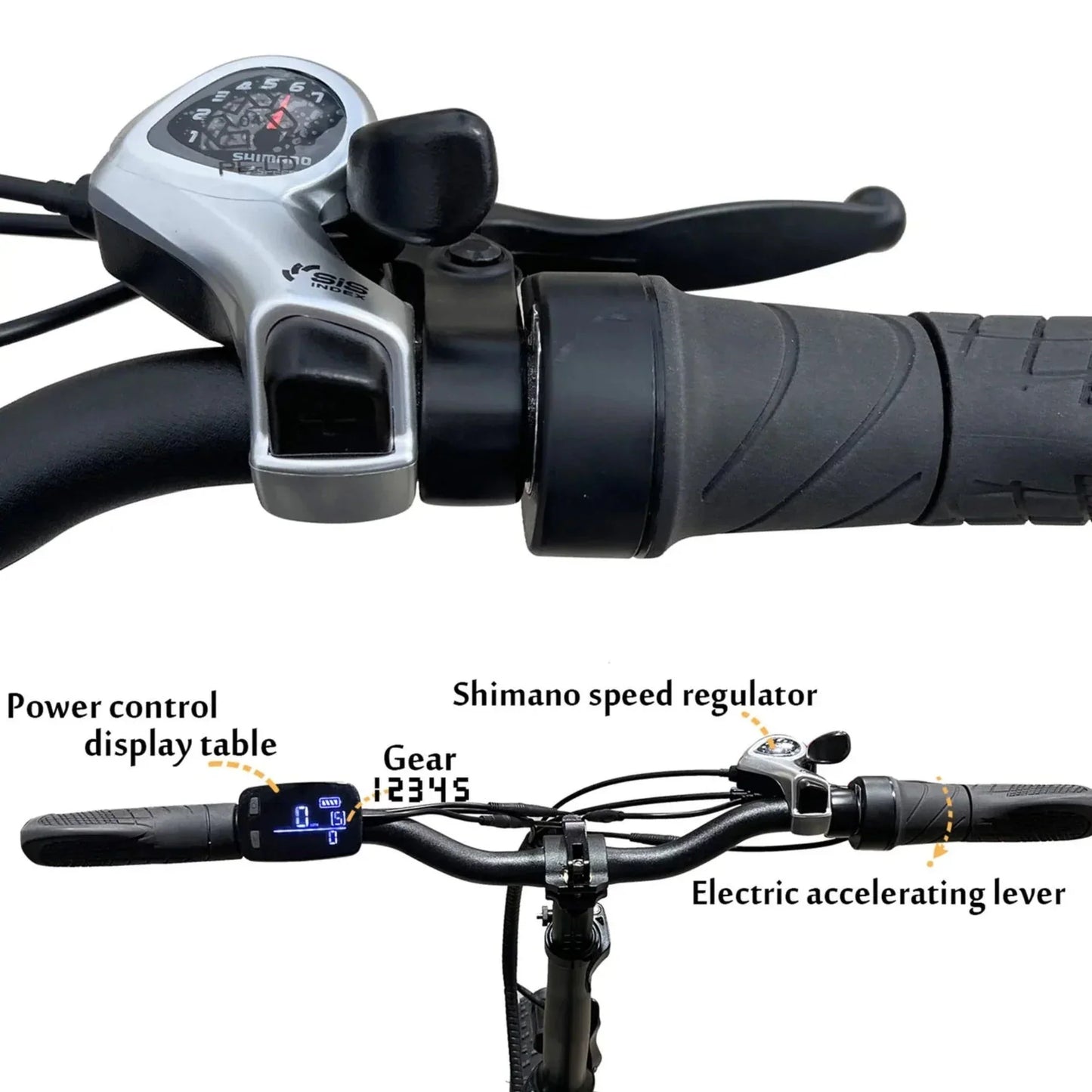 Tracer 500W 20" Coyote Foldable Electric Bike - MB-EB-COYOTE-MBK/BK