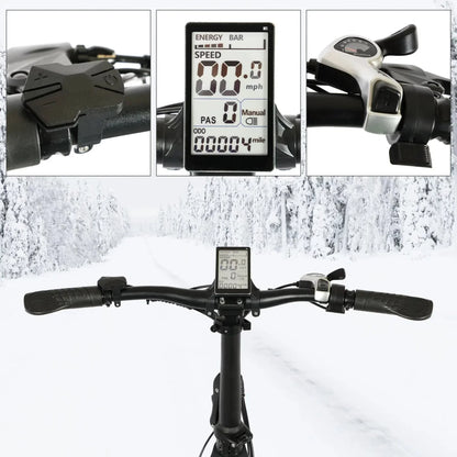 Tracer 750W 20" Kama 1.0 Folding Fat Tire Electric Bike - MB-EB-KAMA-MBK