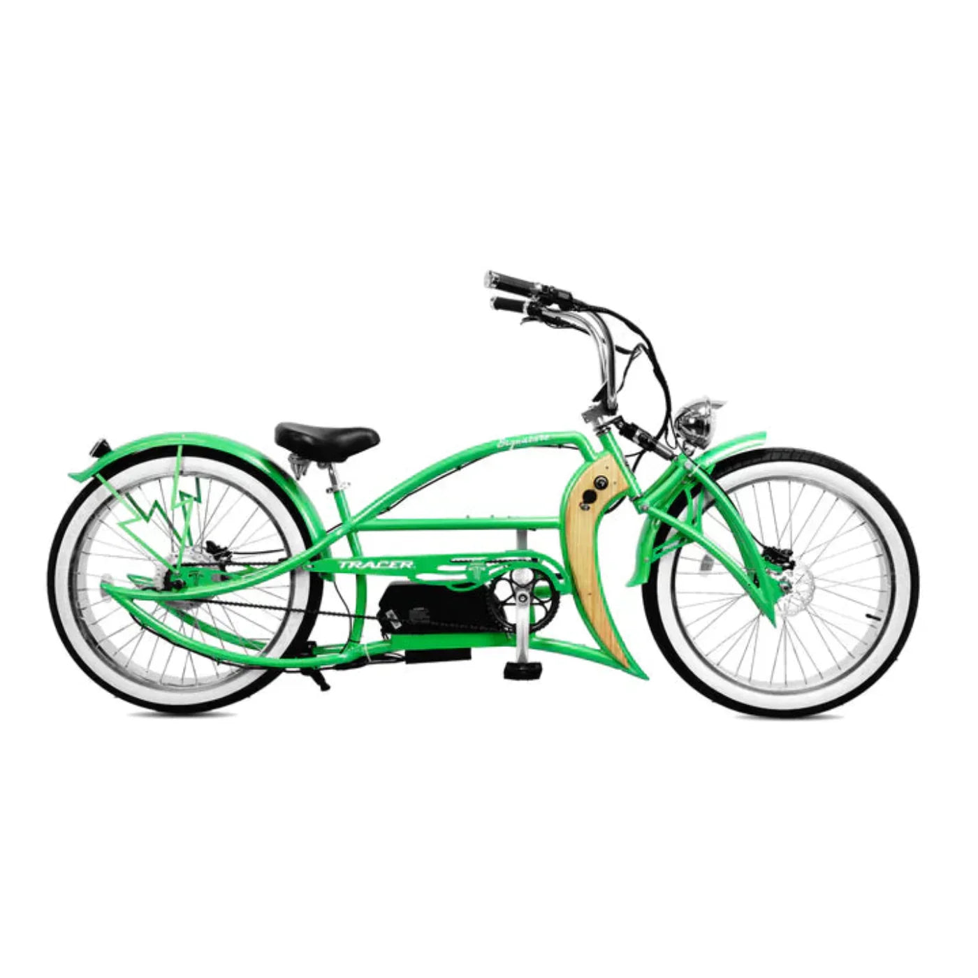 Tracer 800W Signature Pro Chopper Cruiser Electric Bike - MB-EB-Signature Pro-BK