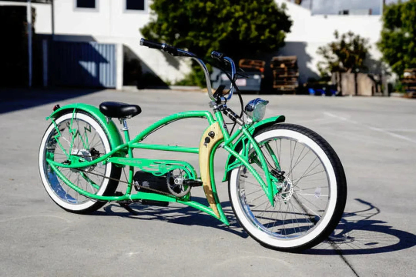 Tracer 800W Signature Pro Chopper Cruiser Electric Bike - MB-EB-Signature Pro-BK