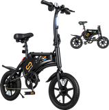 Costway Folding Electric Bike 350W 36V 15 MPH 20 Mile Range New - SP38112US