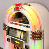 Rock-Ola Bubbler Elvis CD Jukebox in Gloss White - CD8E-GWE