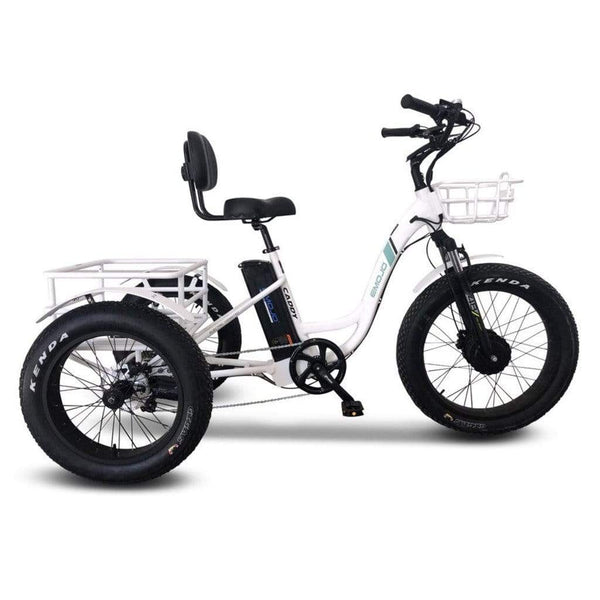 Emojo Caddy 500W 48V Fat Tire Electric Tricycle - EBK12-04 - ePower Go