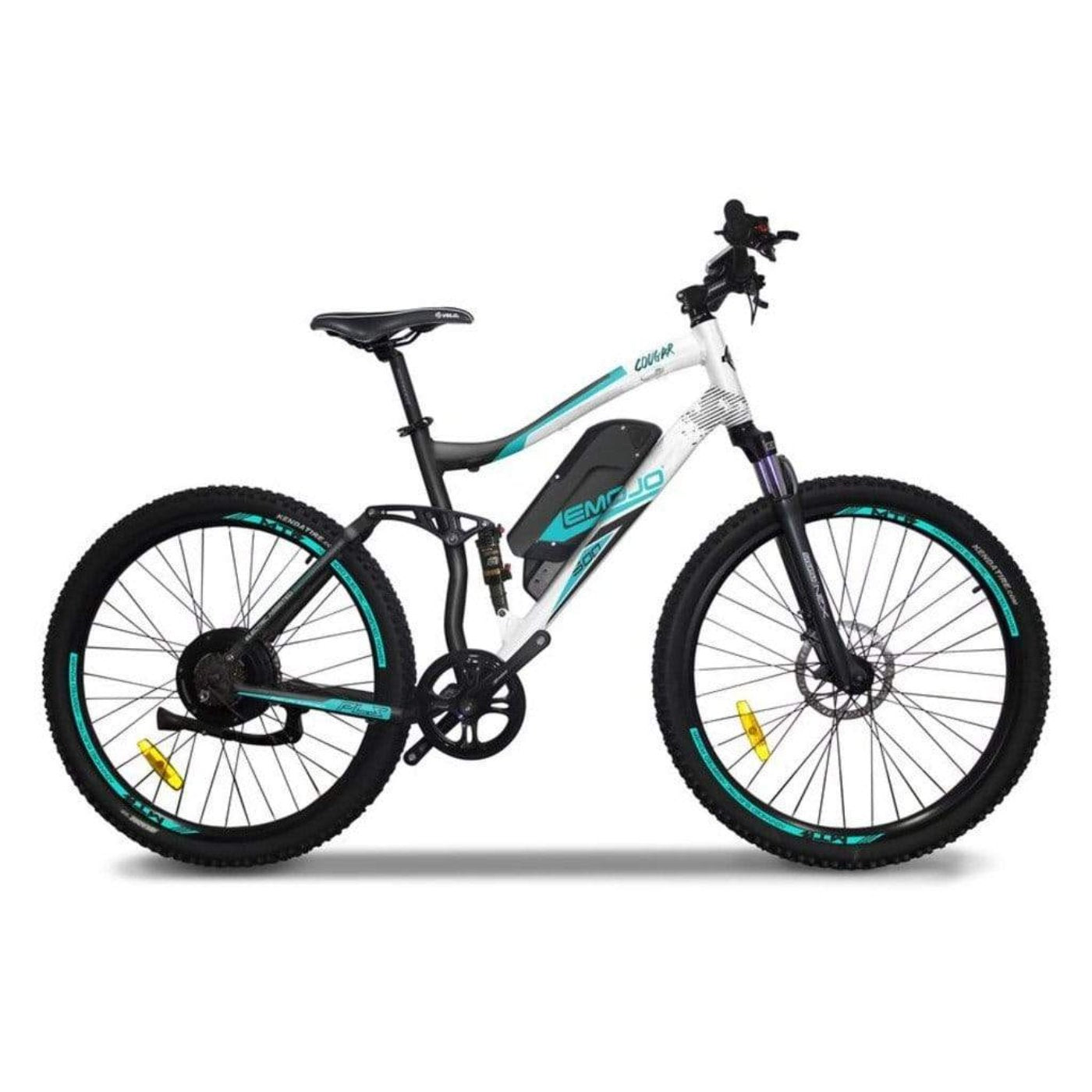 Emojo Cougar 500W 48V Off-Road Mountain Electric Bike - COUGAR -WHITE