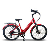 Emojo Panther Pro 500W 48V Step-Through Cruiser Electric Bike - PANTHER-PRO-BLACK