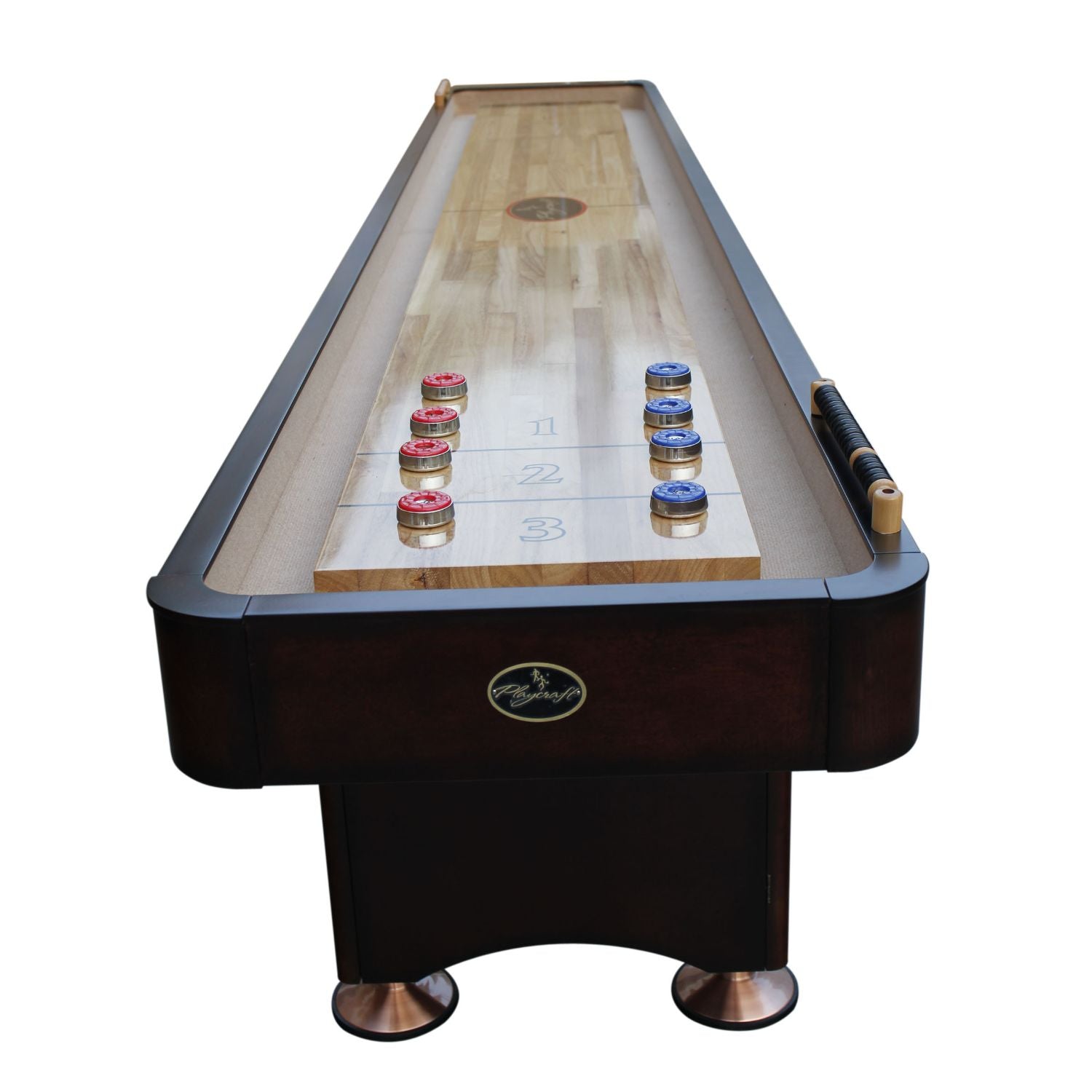 Playcraft Georgetown Shuffleboard Table with Accessories - SHGEHO14 2P