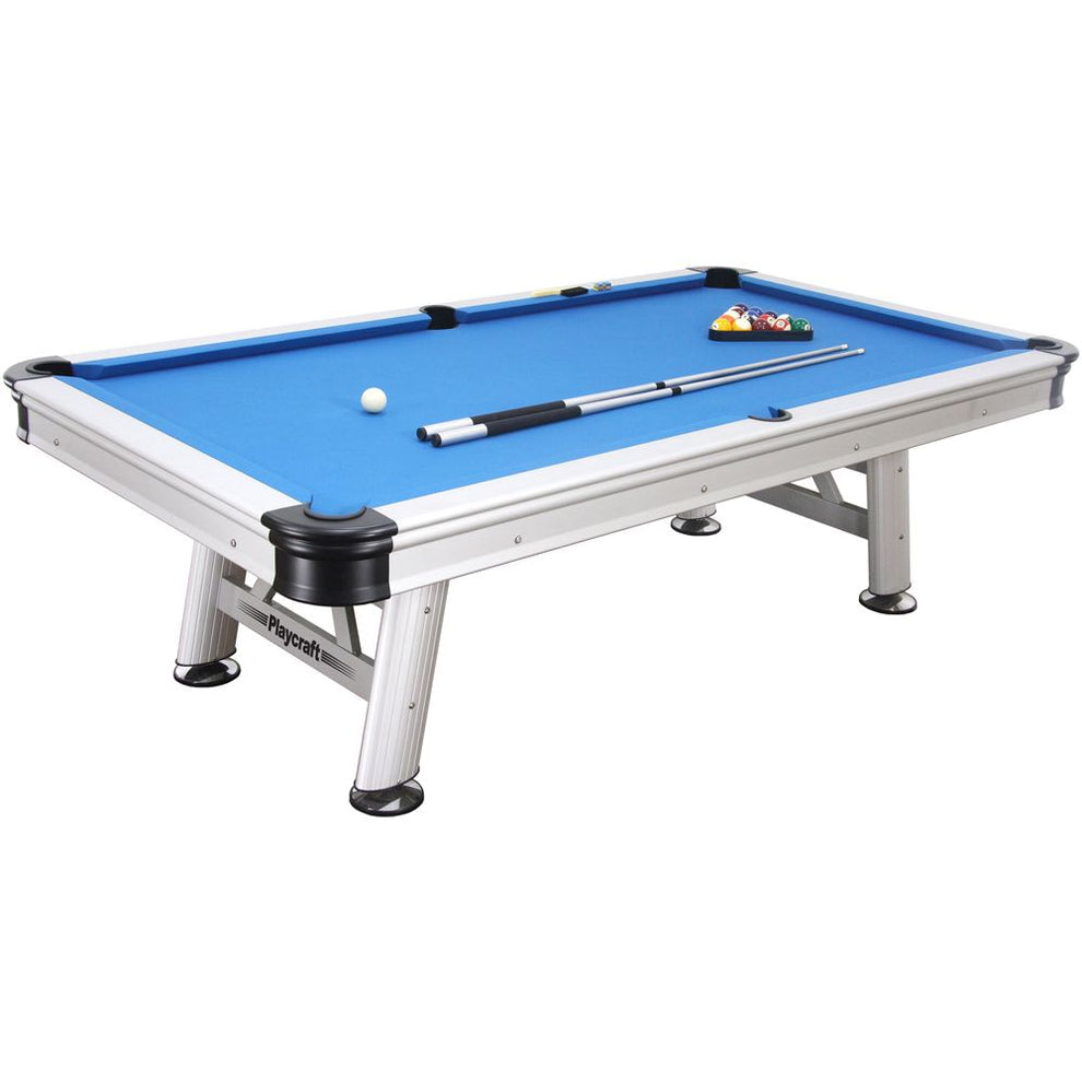 Playcraft Extera 8' Outdoor Pool Table with Accessories - PTEXEB08