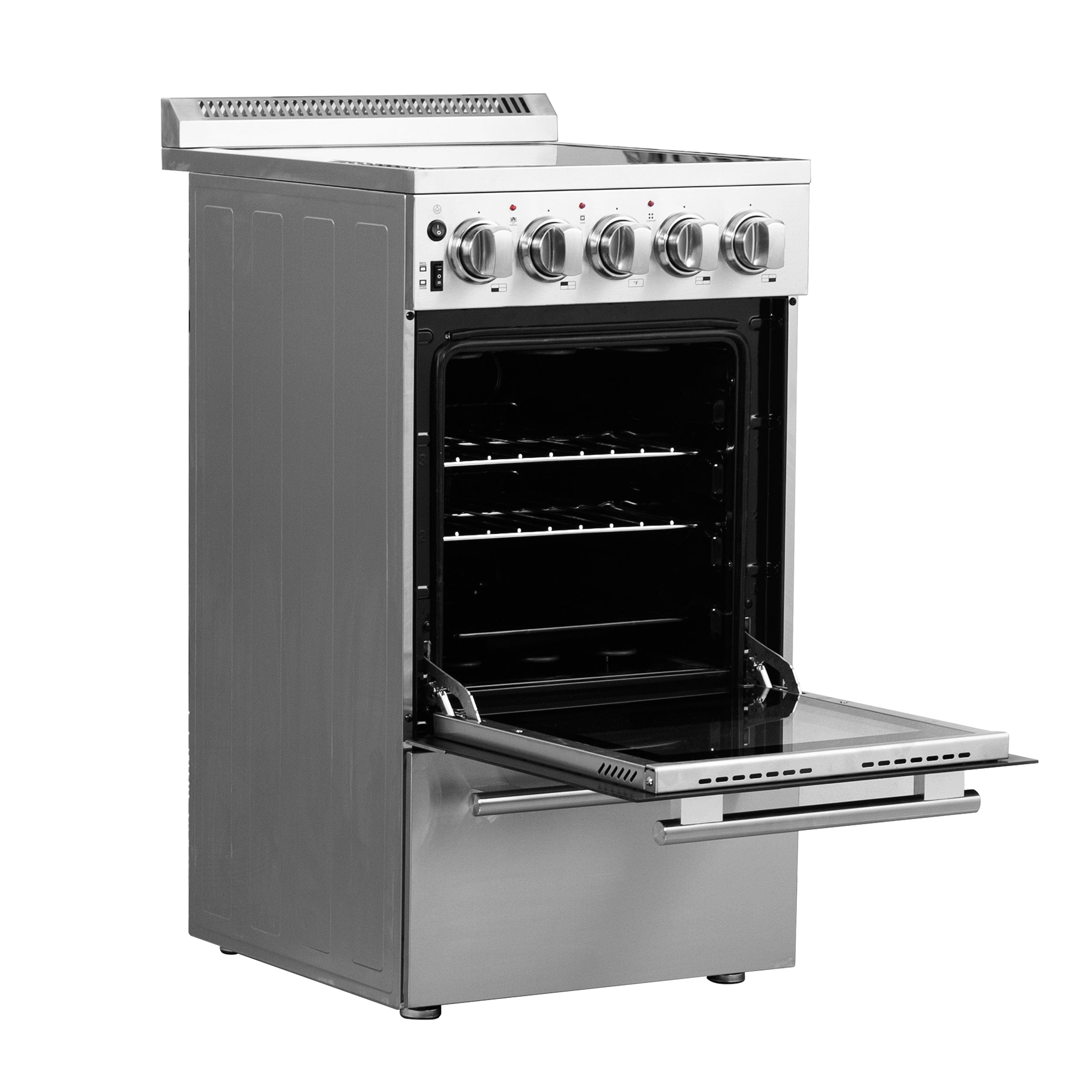 Forno 20″ Domiziano Electric Range • 4 Element Burners • FFSEL6052-20