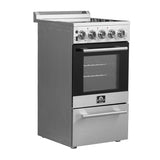 Forno 20″ Domiziano Electric Range • 4 Element Burners • FFSEL6052-20