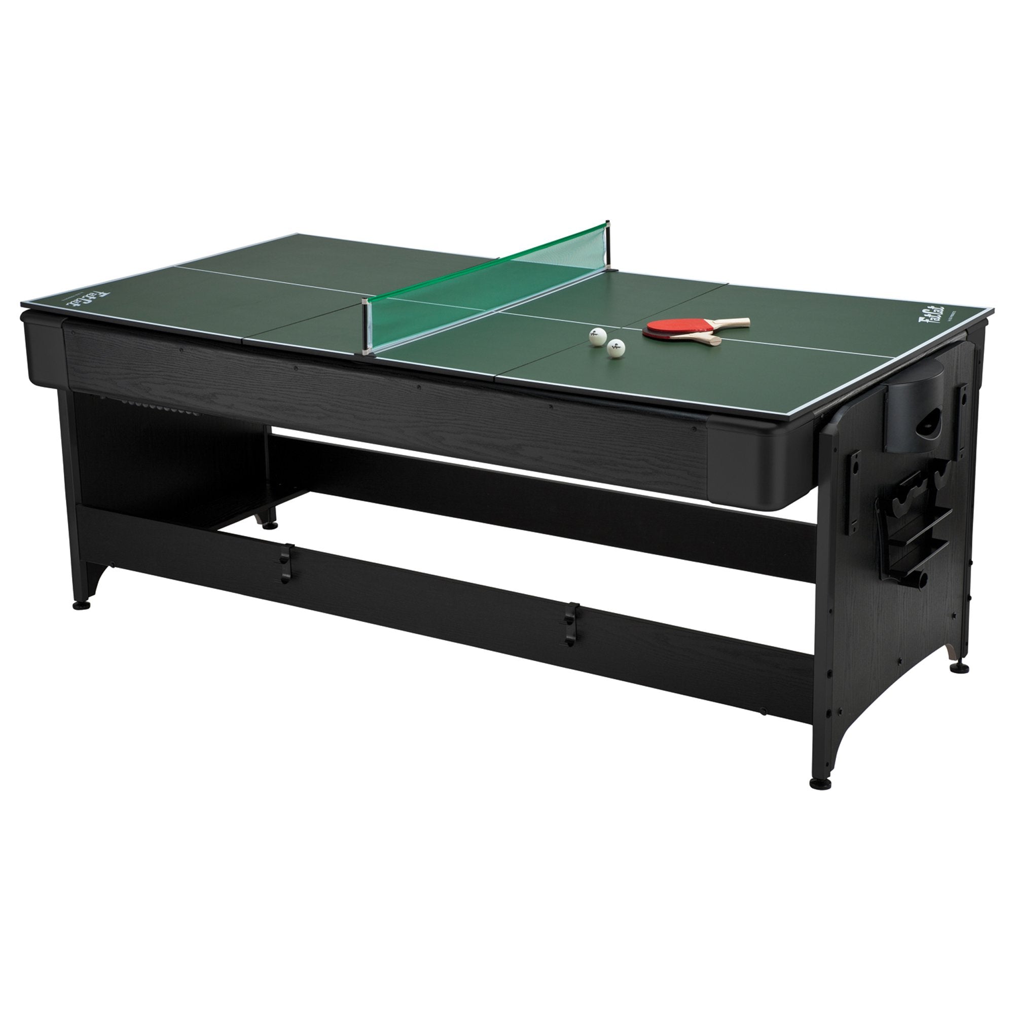 Fat Cat Original Pockey 7ft Black 3 in 1 Multi Game Table - 64-1046