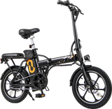 Costway Folding Electric Bike with Dual Disc Brakes 500W 20 MPH 37 Mile Range New - SP38244US