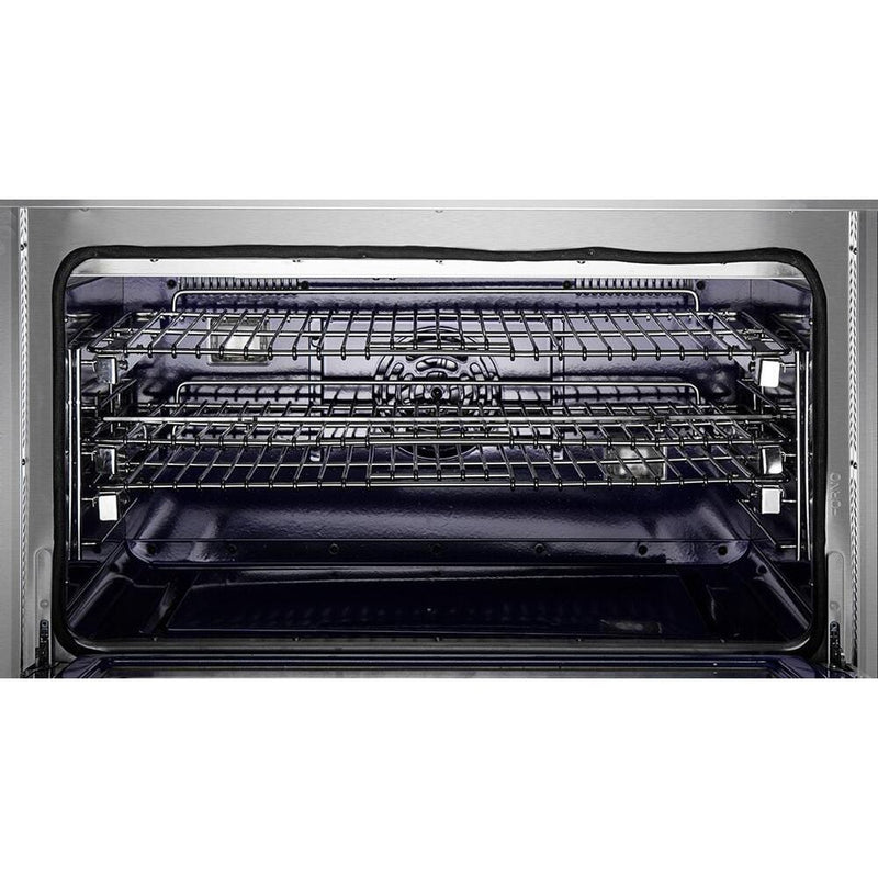 Forno Appliace Package - 36 Inch Pro Gas Range, Wall Mount Range Hood, Refrigerator, Microwave Drawer, Dishwasher, AP-FFSGS6260-36-W-8