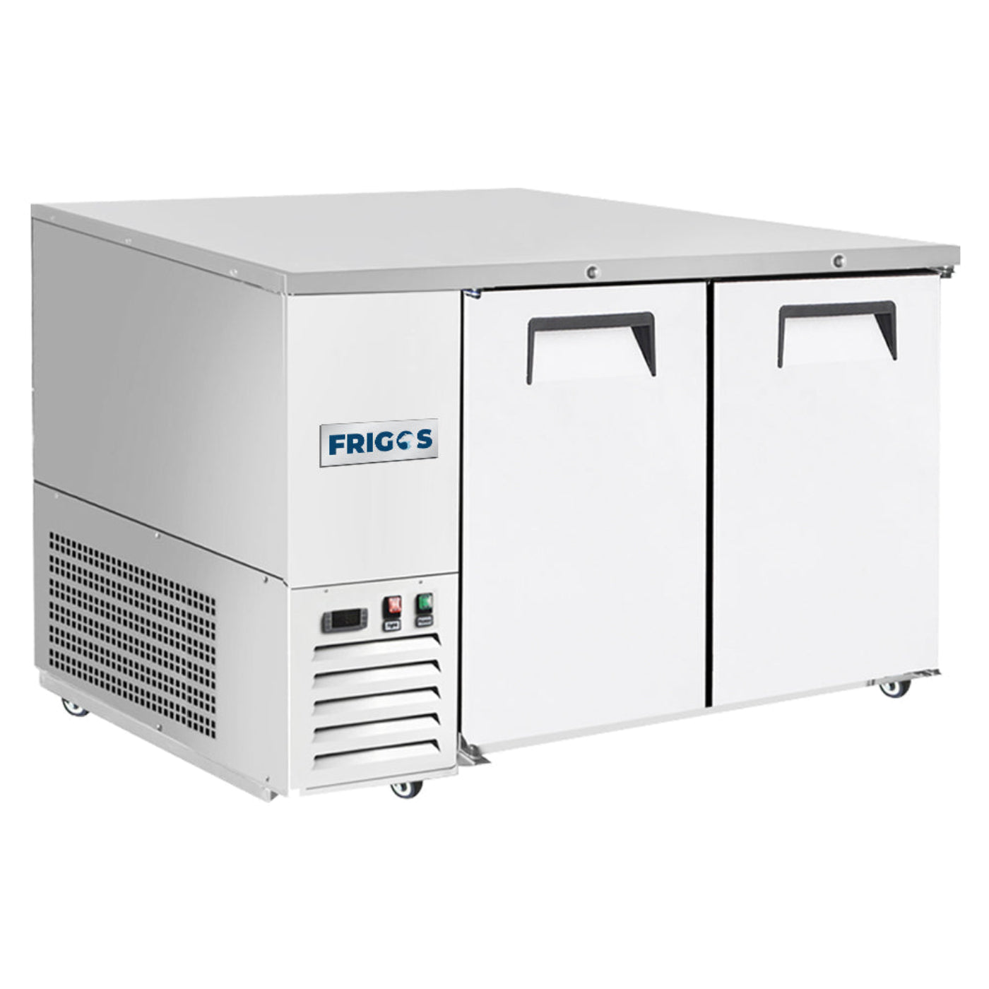Frigos 50" Two Solid Door Stainless Steel Back Bar Refrigerator - FGA-BBR-2D-48