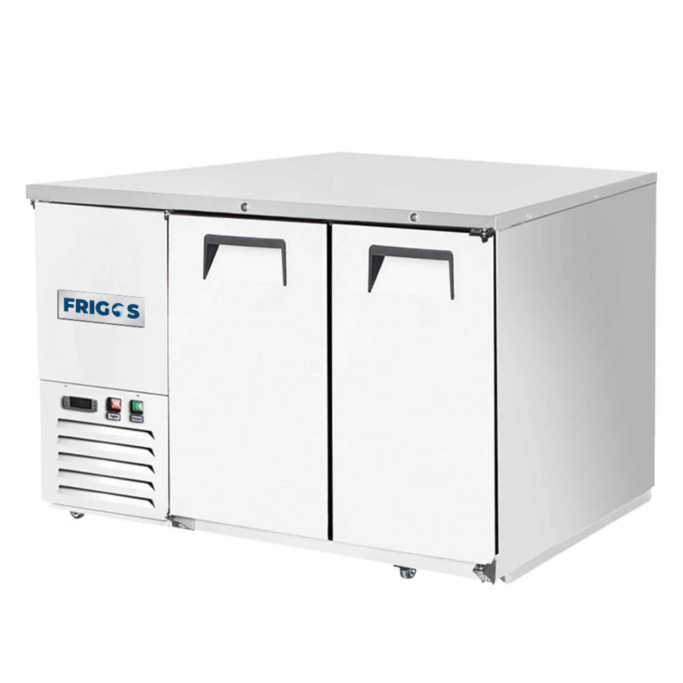 Frigos 50" Two Solid Door Stainless Steel Back Bar Refrigerator - FGA-BBR-2D-48