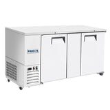 Frigos 68" Two Solid Door Stainless Steel Back Bar Refrigerator - FGA-BBR-2D-69