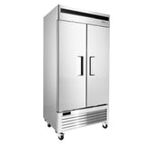 Frigos  39.50'' Bottom Mount (2) Door Reach-in Refrigerator 28.5 Cu. Ft. - FGA-BMR-2D-40