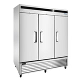 Frigos 81.90'' Bottom Mounted (3) Solid Door Reach-In Refrigerator 67.99 cu. ft - FGA-BMR-3D-82 .