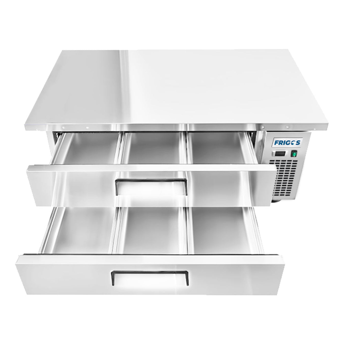 Frigos 60" Two Drawer Refrigerated Chef Base with Extended Top - FGA-CB-2DR-60