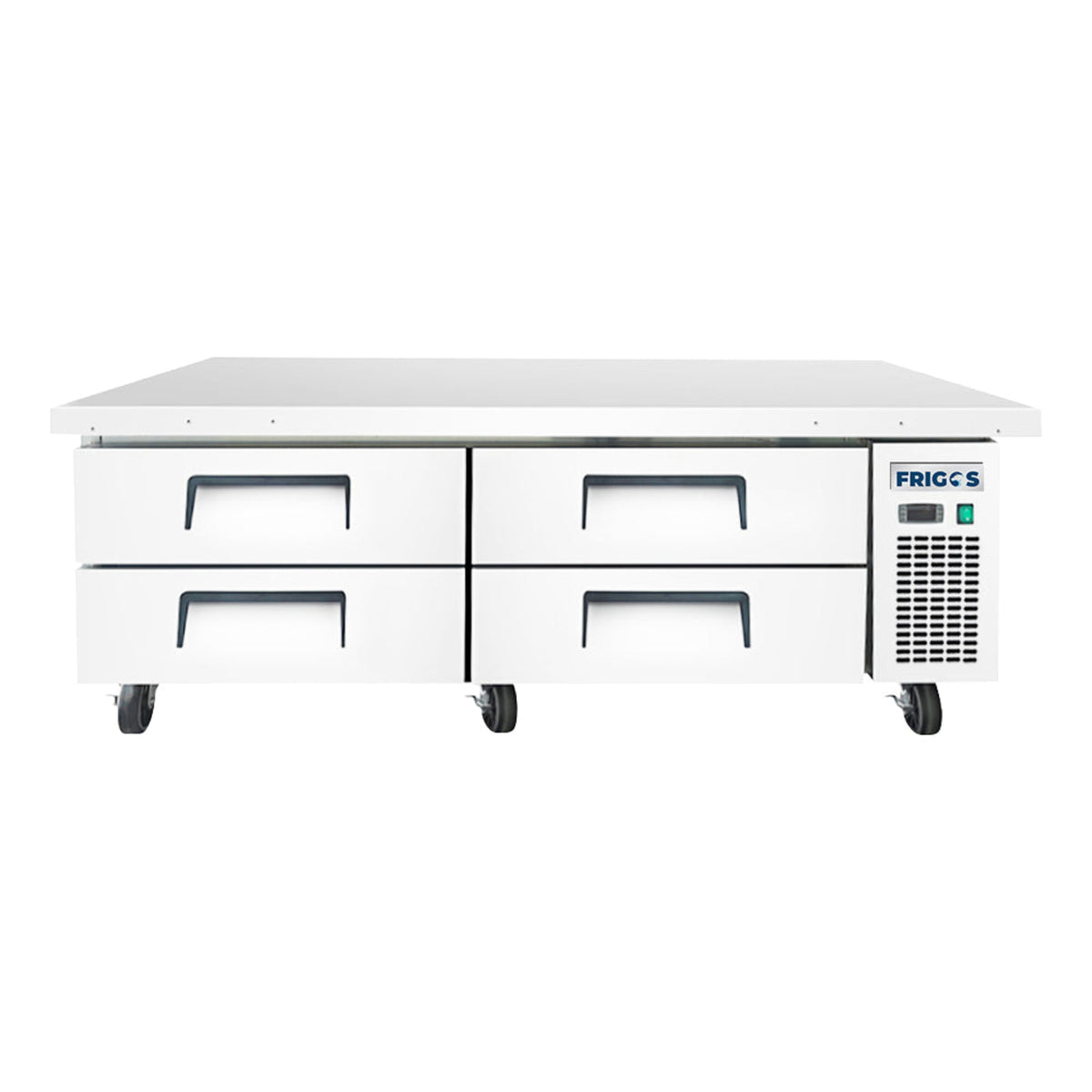 Frigos 72" (4) Drawer Refrigerated Chef Base with Extended Top - FGA-CB-4DR-72