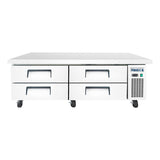 Frigos 72" (4) Drawer Refrigerated Chef Base with Extended Top - FGA-CB-4DR-72