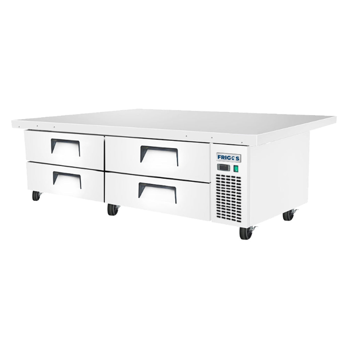 Frigos 76" (4) Drawer Refrigerated Chef Base with Extended Top - FGA-CB-4DR-78
