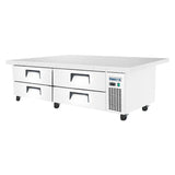 Frigos 76" (4) Drawer Refrigerated Chef Base with Extended Top - FGA-CB-4DR-78