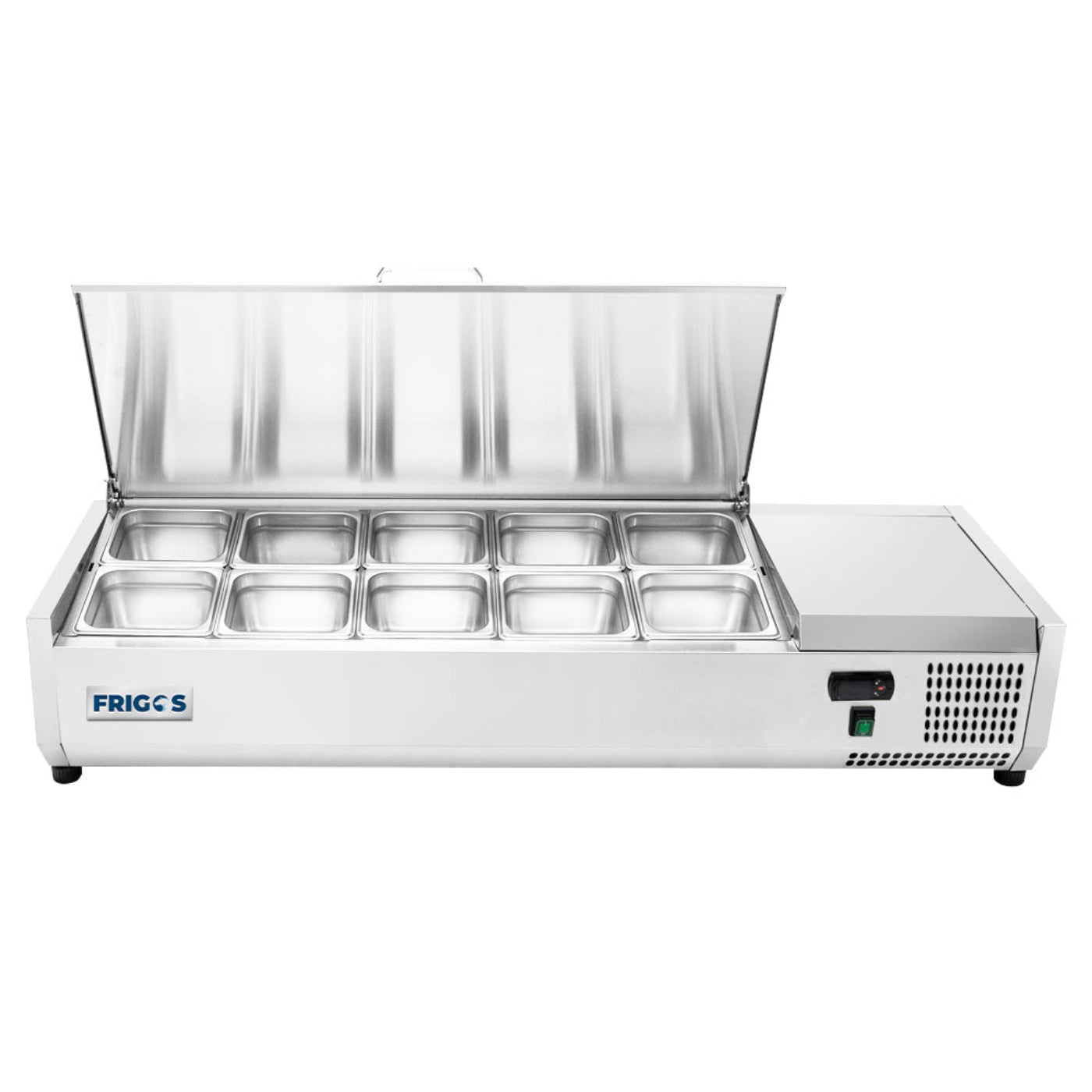 Frigos50" Refrigerated Countertop Prep Station - FGA-CTPS-10P-50