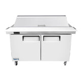 Frigos 60" Two Door Refrigerated Sandwich Prep Table (16) 1/6 size pans -  FGA-SPT-16P-60