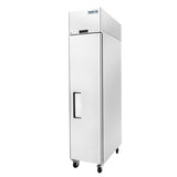 Frigos 18" One Door Top Mount Slim Reach In Refrigerator 13 Cu. Ft. - FGA-TMR-1D-18