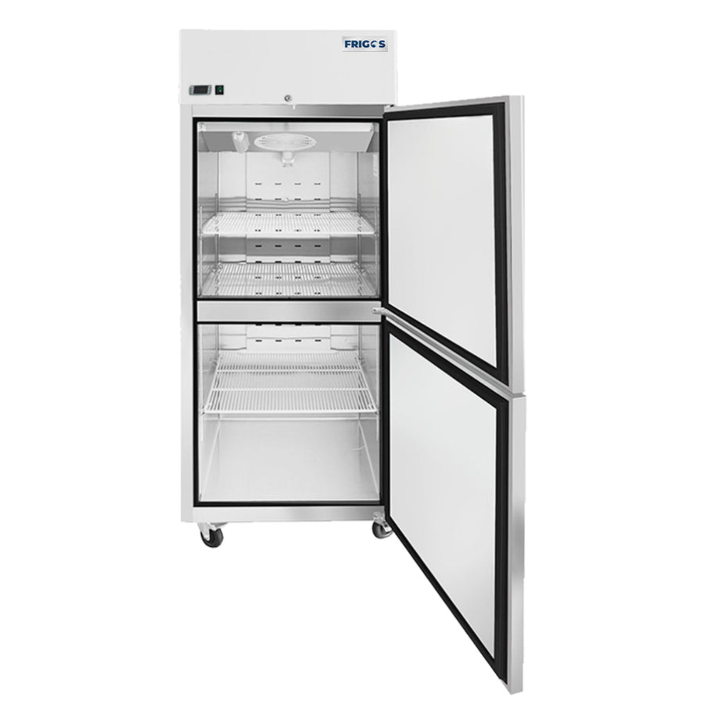 Frigos 29" Top Mount (2) Half Door Reach In Refrigerator 21.4 Cu. Ft. - FGA-TMR-2HD-29