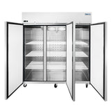 Frigos  77.80" Top Mount Reach In Three Door Refrigerator 64.9 Cu. Ft. - FGA-TMR-3D-78