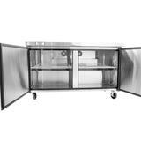 Frigos  60" Two Door Undercounter Freezer - FGA-UCF-2D-60